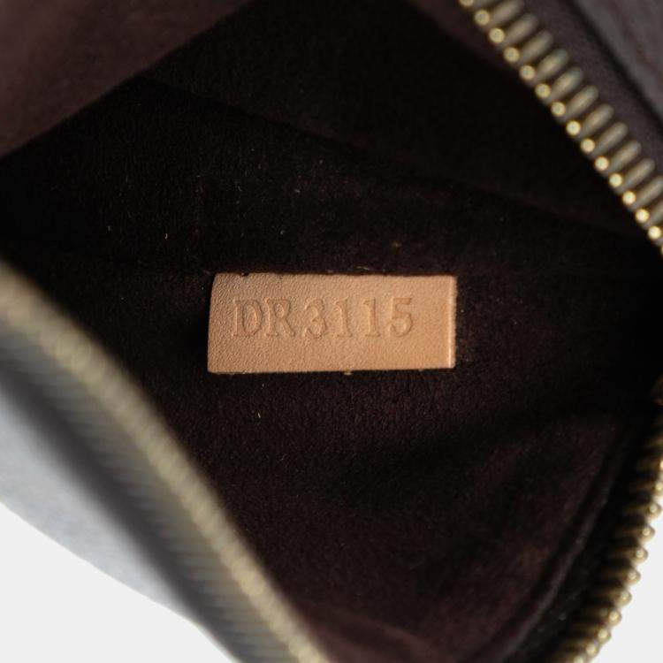 Pre Owned Louis Vuitton Brown Monogram Pochette Metis