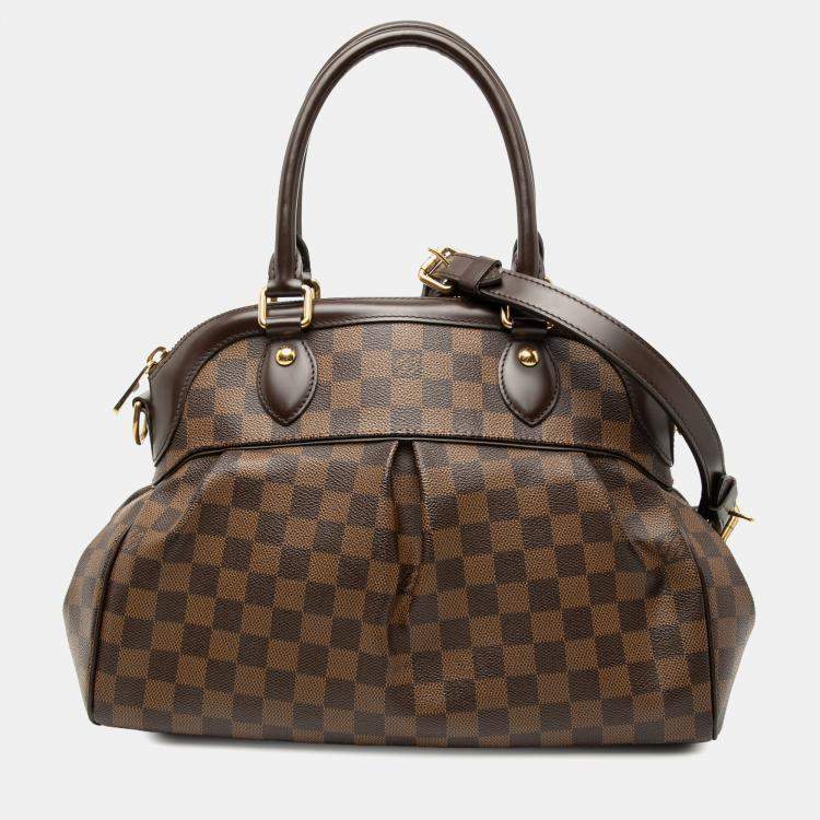 Pre Owned Louis Vuitton Brown Damier Ebene Trevi PM