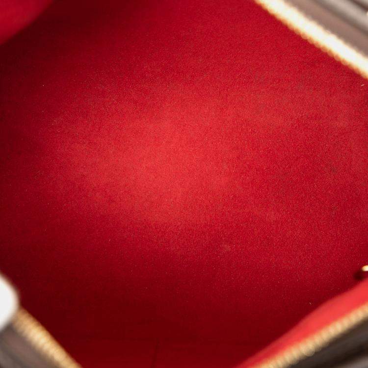 Pre Owned Louis Vuitton Brown Damier Ebene Trevi PM