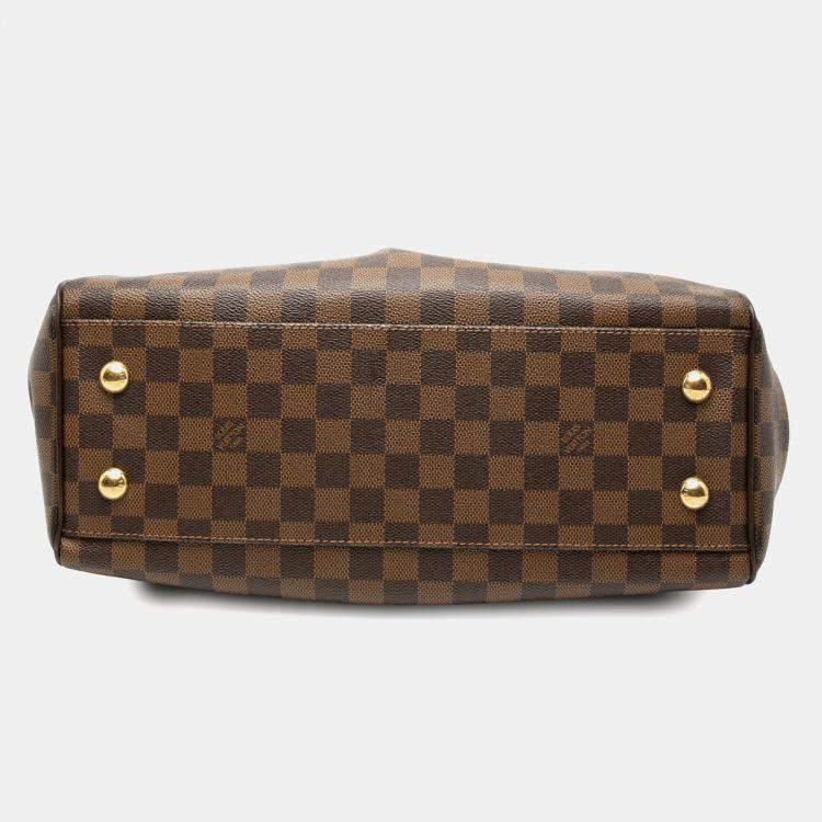 Pre Owned Louis Vuitton Brown Damier Ebene Trevi PM