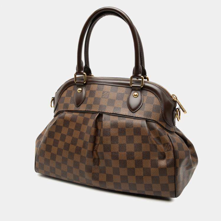 Pre Owned Louis Vuitton Brown Damier Ebene Trevi PM