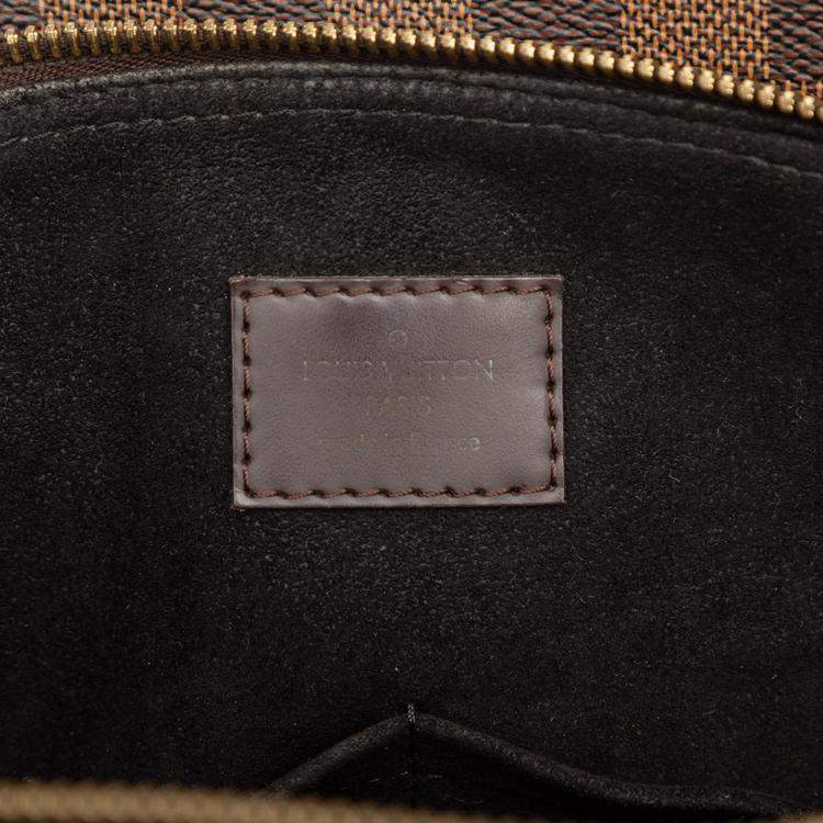 Pre Owned Louis Vuitton Black Brown Damier Ebene Normandy