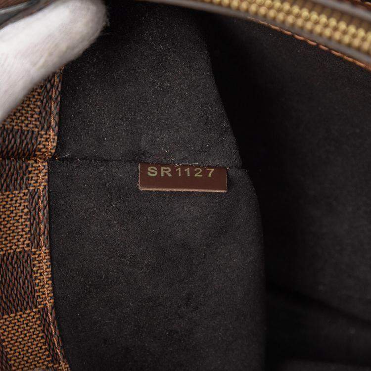 Pre Owned Louis Vuitton Black Brown Damier Ebene Normandy