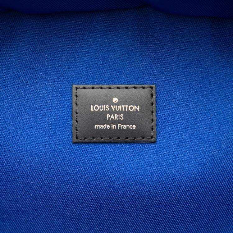 Pre Owned Louis Vuitton Black Limited Edition Damier Graphite Logo Rainbow Josh Backpack