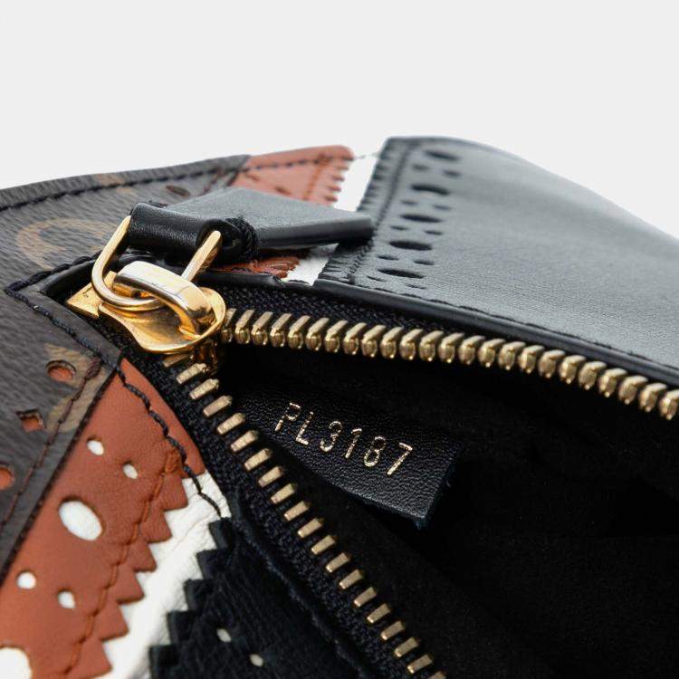 Pre Owned Louis Vuitton Brown Monogram Brogue Pochette Metis