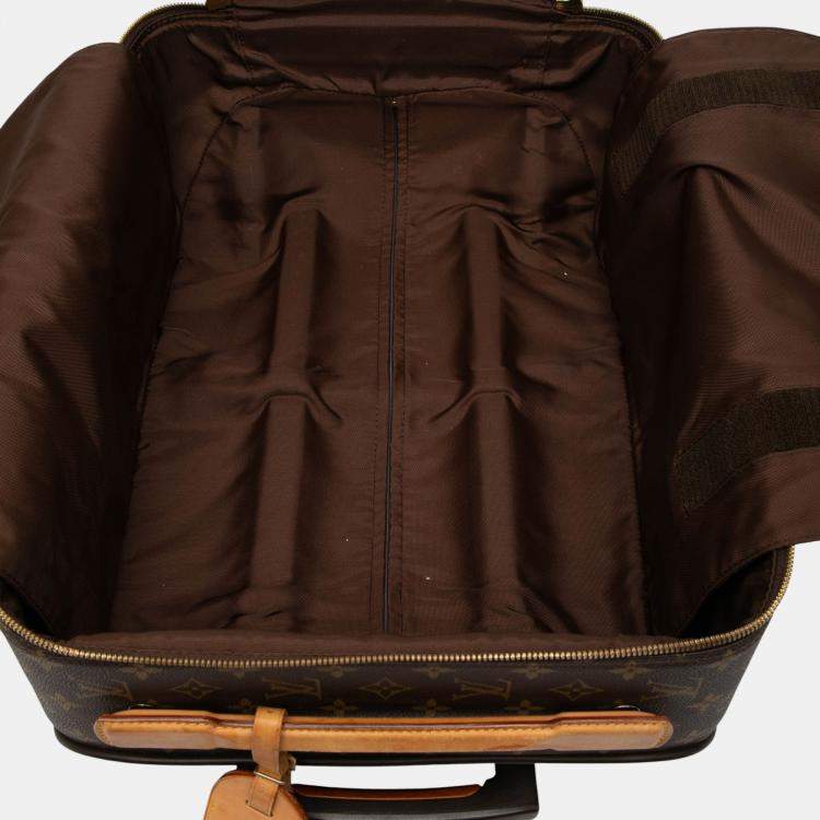 Pre Owned Louis Vuitton Brown Monogram Pegase 45