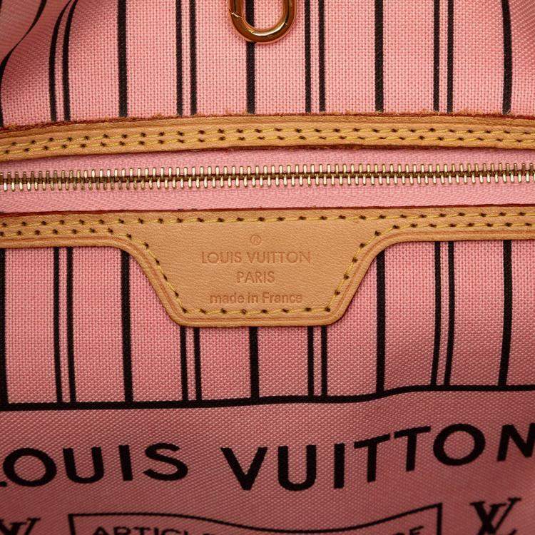 Pre Owned Louis Vuitton Brown Monogram Jungle Dots Neverfull MM