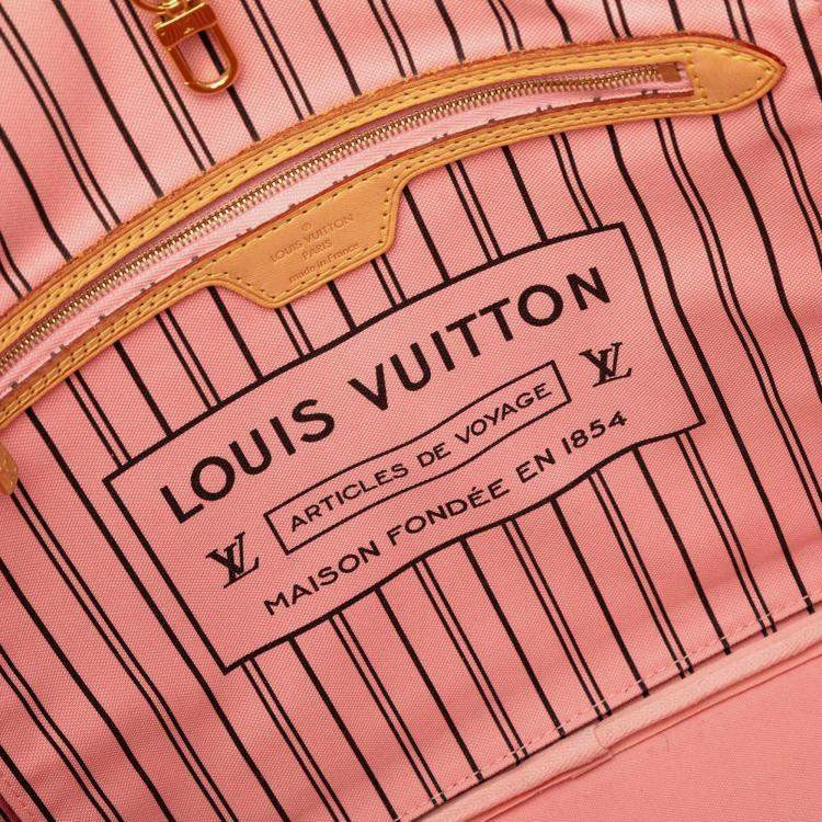 Pre Owned Louis Vuitton Brown Monogram Jungle Dots Neverfull MM