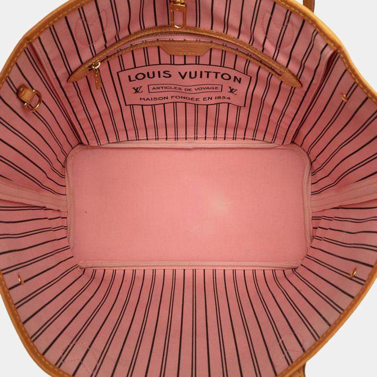 Pre Owned Louis Vuitton Brown Monogram Jungle Dots Neverfull MM