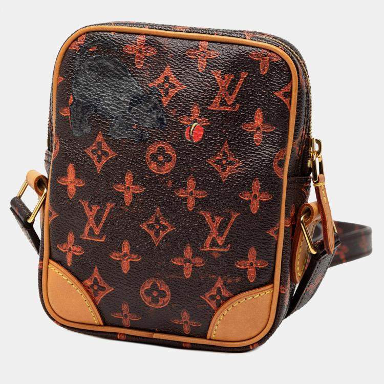 Pre Owned Louis Vuitton Brown Grace Coddington Catogram Paname PM