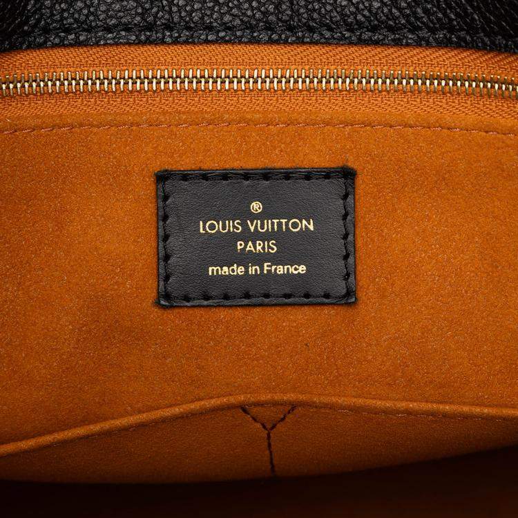 Pre Owned Louis Vuitton Black Monogram Empreinte Onthego MM