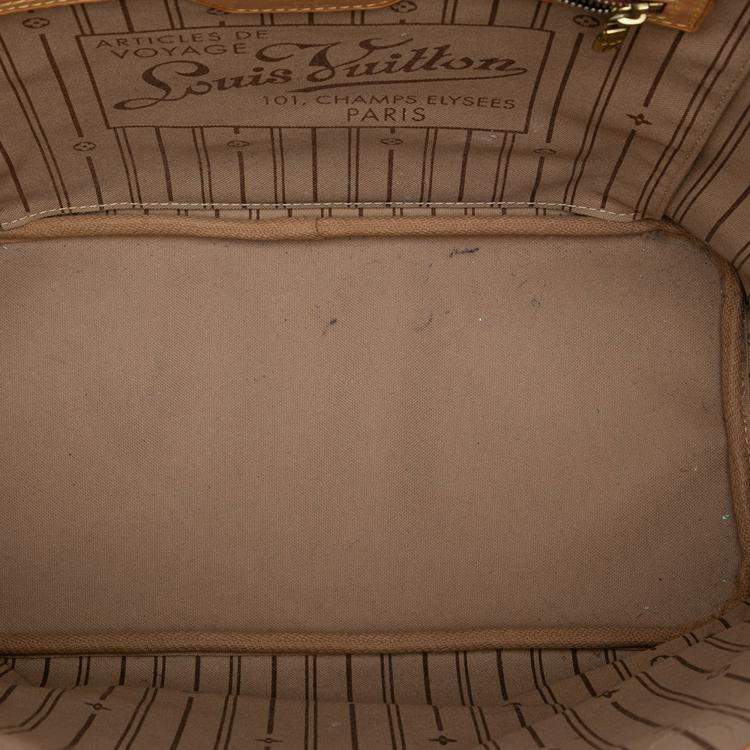 مملوكة مسبقًا Louis Vuitton Brown Monogram Neverfull MM