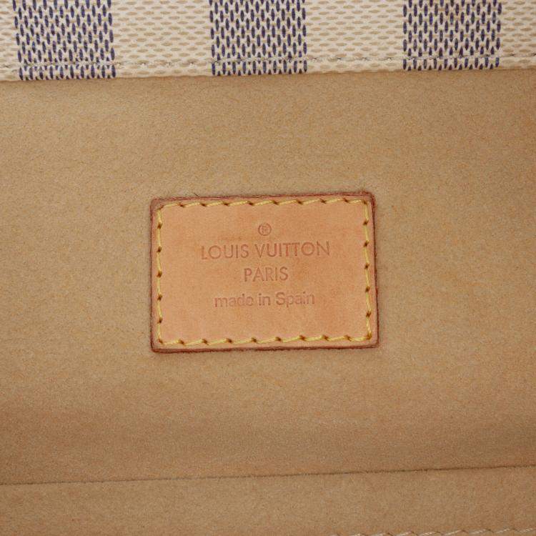 Pre Owned Louis Vuitton White Damier Azur Artsy MM