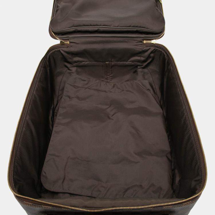 Pre Owned Louis Vuitton Brown Damier Ebene Pegase Legere 45