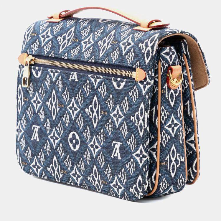 Pre Owned حقيبة لويس فويتون بوشيت متيس زرقاء منذ 1854