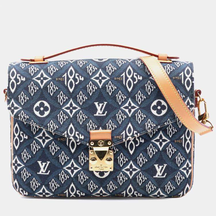 Pre Owned حقيبة لويس فويتون بوشيت متيس زرقاء منذ 1854