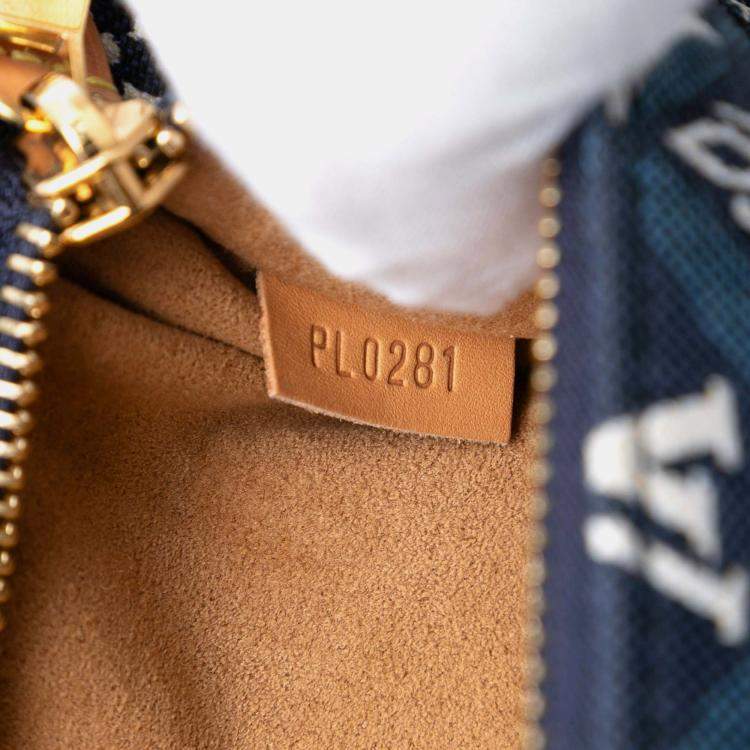 Pre Owned حقيبة لويس فويتون بوشيت متيس زرقاء منذ 1854