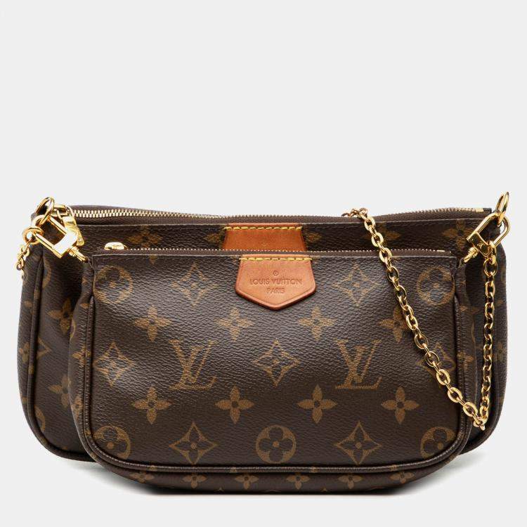 مملوكة مسبقًا Louis Vuitton Brown Monogram Multi Pochette Accessoires