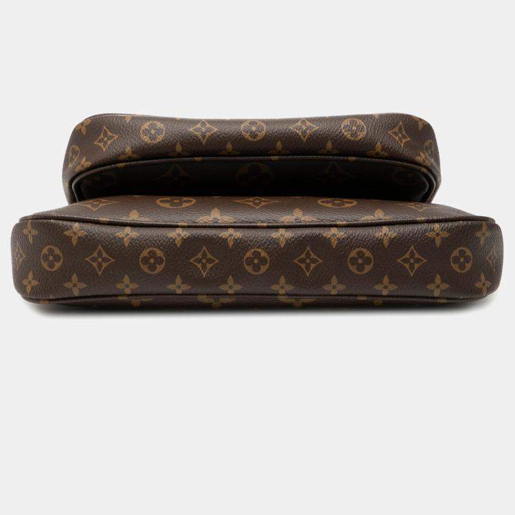 مملوكة مسبقًا Louis Vuitton Brown Monogram Multi Pochette Accessoires