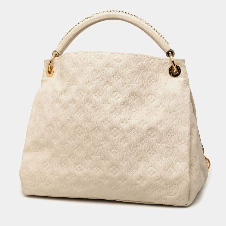 Pre Owned Louis Vuitton White Monogram Empreinte Artsy MM