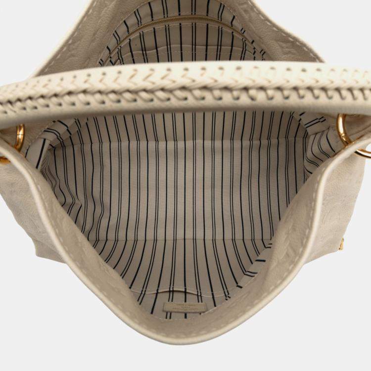 Pre Owned Louis Vuitton White Monogram Empreinte Artsy MM