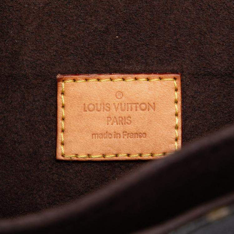 Pre Owned Louis Vuitton Brown Monogram Pochette Metis