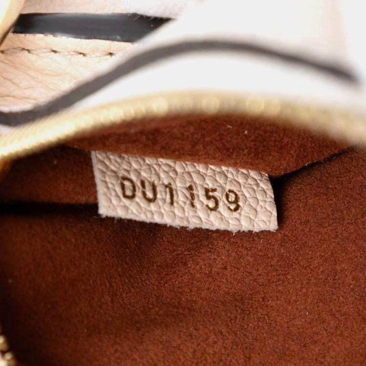 Pre Owned Louis Vuitton Brown Monogram Empreinte Pochette Metis