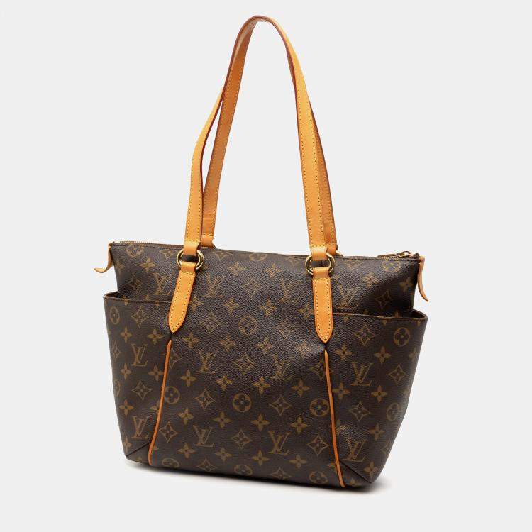 Pre Owned Louis Vuitton Brown Monogram Totally PM
