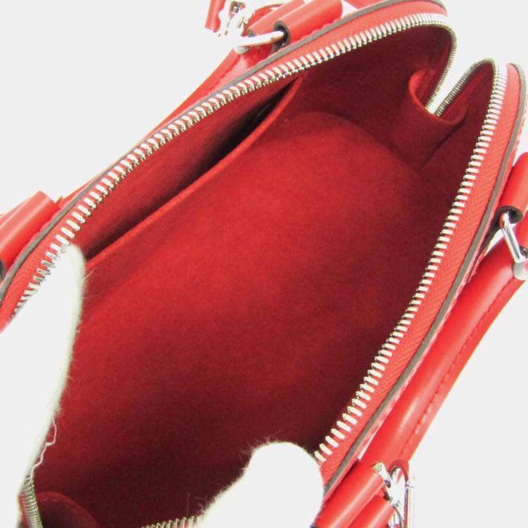 Pre Owned Louis Vuitton Coquelicots Epi Alma BB Shoulder Bag 