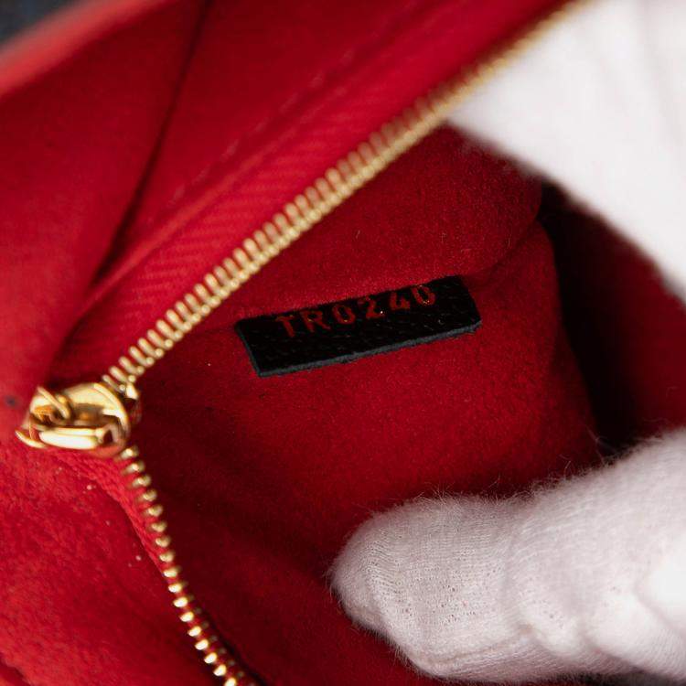 Pre Owned Louis Vuitton Blue Monogram Empreinte Vavin PM