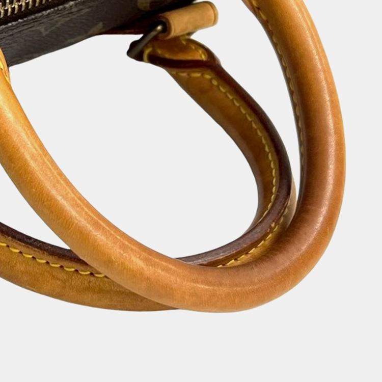 Pre Owned Louis Vuitton Brown Monogram Speedy 25