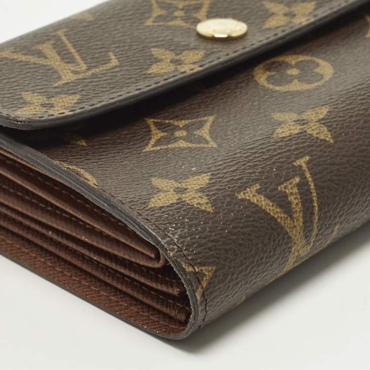 Pre Owned Louis Vuitton Alexandra Monogram Canvas Wallet