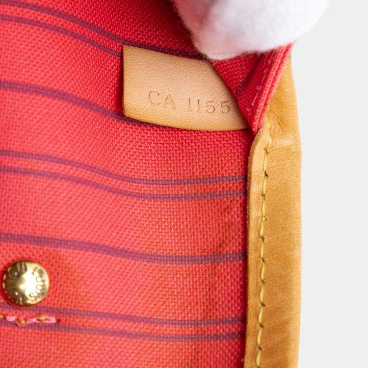 Pre Owned Louis Vuitton Brown Monogram V Neverfull MM