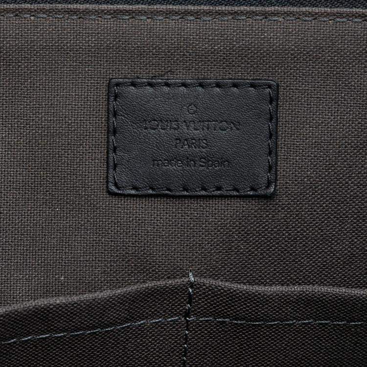 Pre Owned Louis Vuitton Black Damier Infini Porte Documents Jour