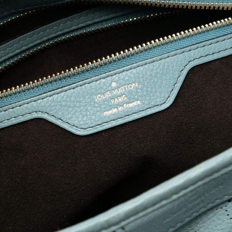 Pre Owned Louis Vuitton Blue Monogram Mahina Stellar PM