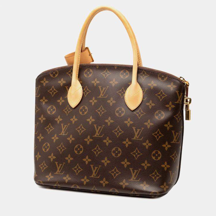 Pre Owned Louis Vuitton Brown Monogram Lockit PM