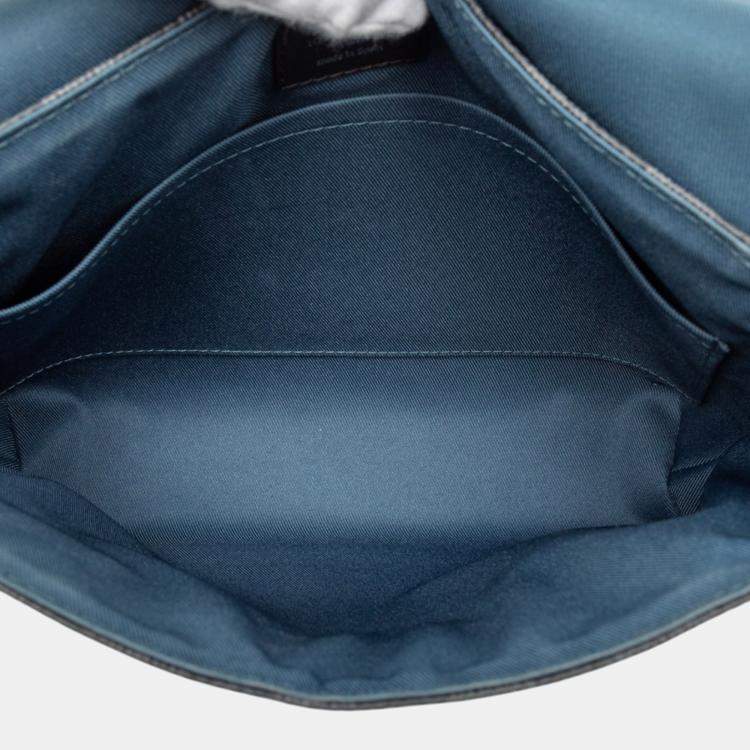 Pre Owned Louis Vuitton Black Damier Graphite District NM PM