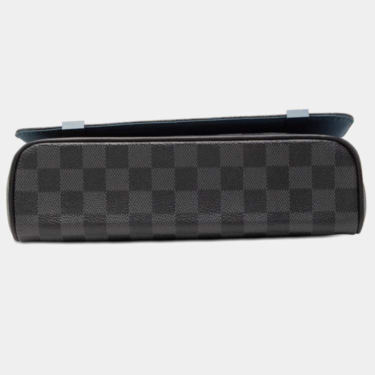 Pre Owned Louis Vuitton Black Damier Graphite District NM PM