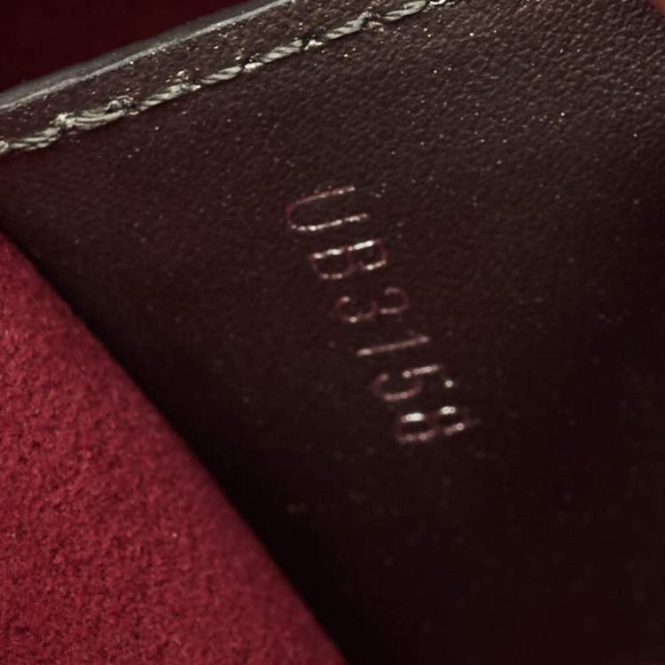 Pre Owned Louis Vuitton Mylockme Bicolor Leather Chain Pochette