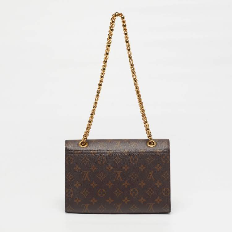 Pre Owned Louis Vuitton Victoire Black Monogram Canvas Bag