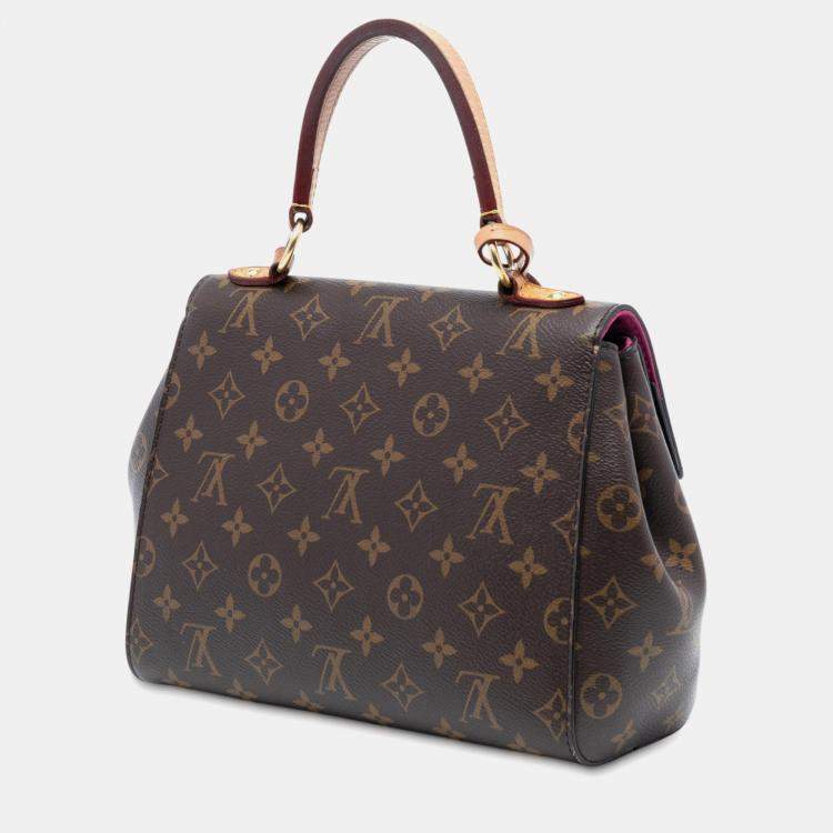 Pre Owned Louis Vuitton Brown Monogram Cluny BB