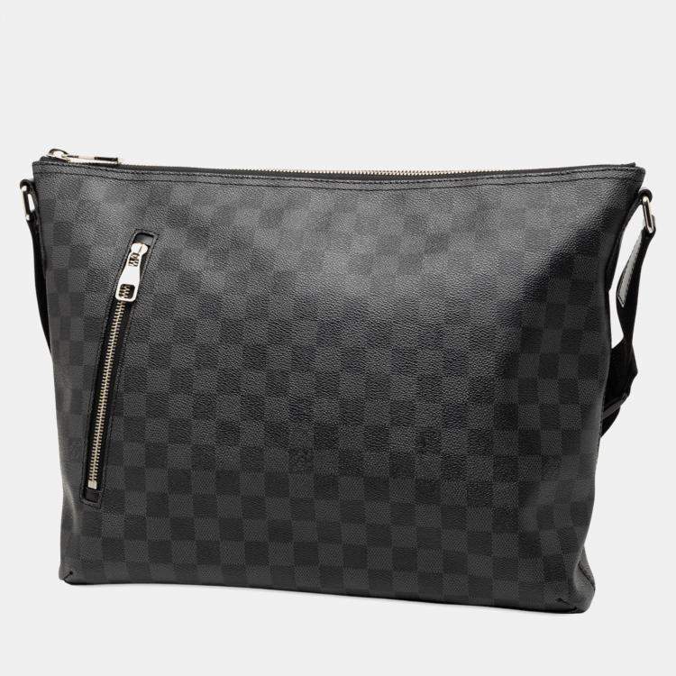 Pre Owned Louis Vuitton Black Damier Graphite Mick MM