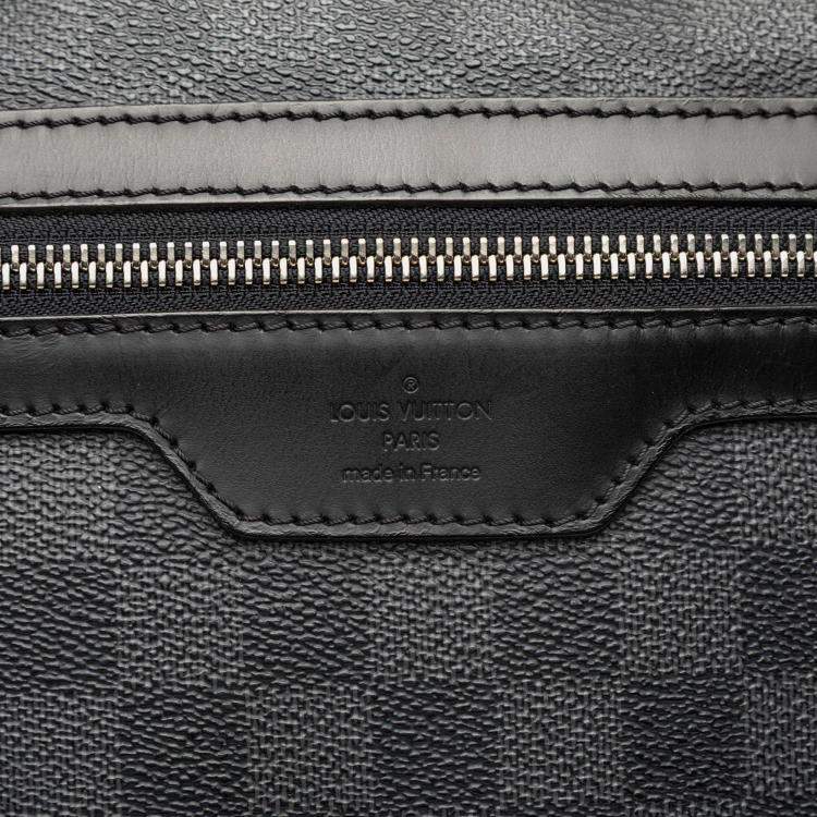 Pre Owned Louis Vuitton Black Damier Graphite Mick MM