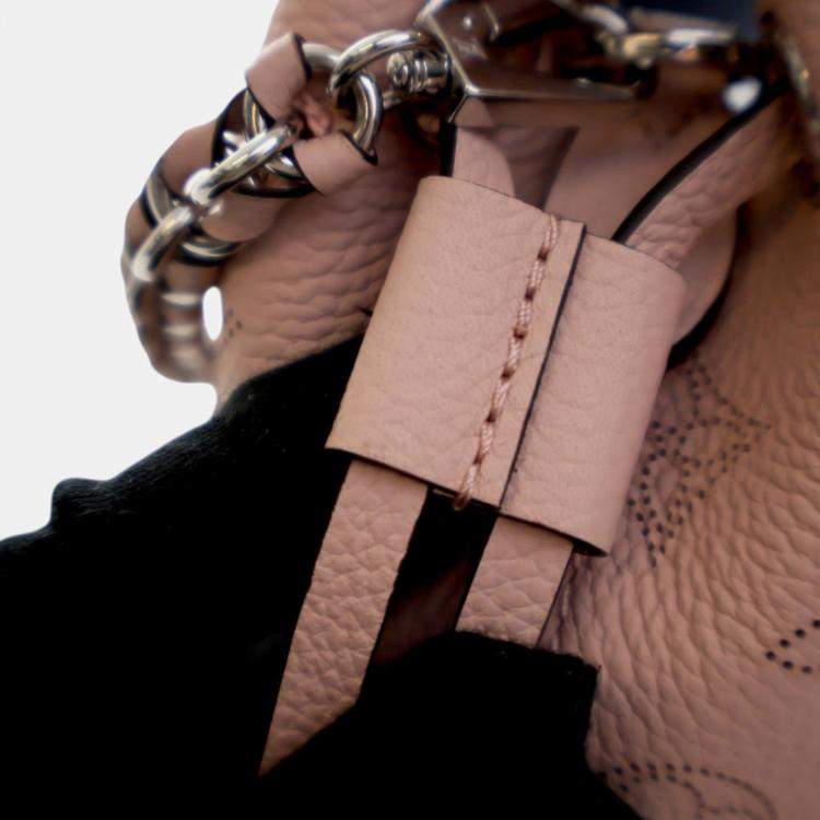 Pre Owned Louis Vuitton Pink Monogram Mahina Bella