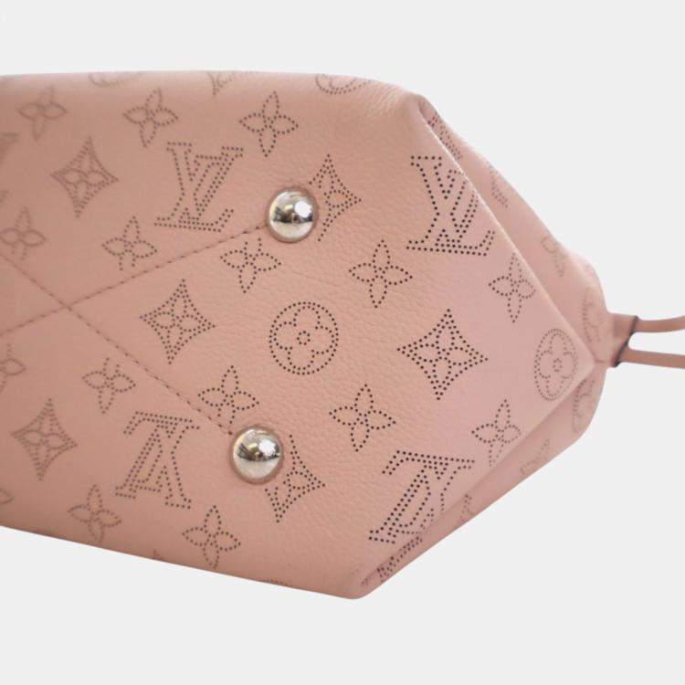 Pre Owned Louis Vuitton Pink Monogram Mahina Bella
