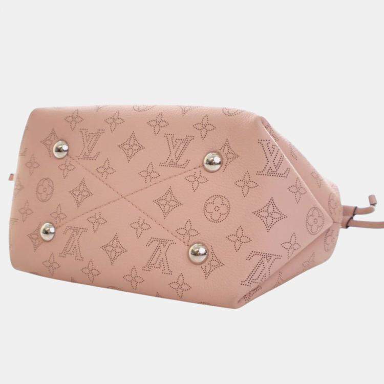 Pre Owned Louis Vuitton Pink Monogram Mahina Bella