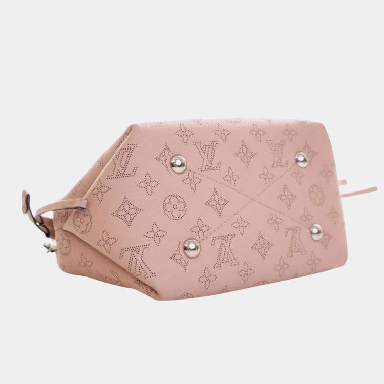 Pre Owned Louis Vuitton Pink Monogram Mahina Bella