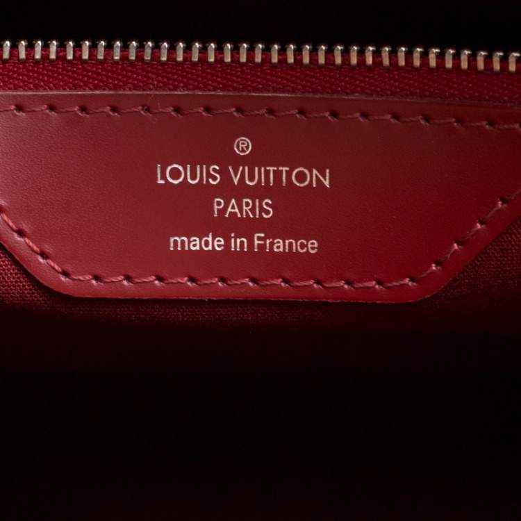 Pre Owned Louis Vuitton Red Epi Leather Brea MM Bag