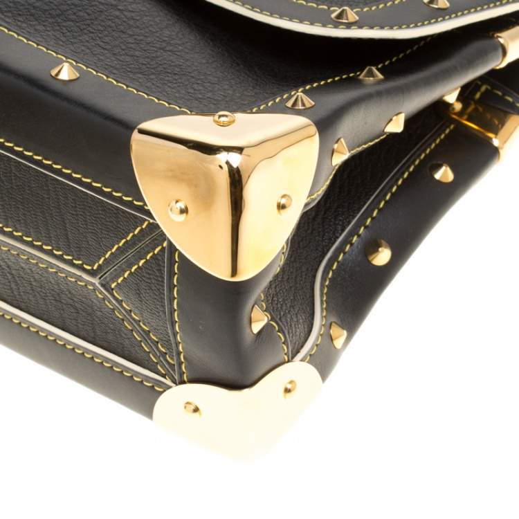 Pre Owned Louis Vuitton Black Suhali Leather Le Talentueux Bag
