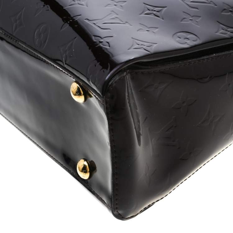 Pre Owned Louis Vuitton Amarante Monogram Vernis Melrose Avenue Bag